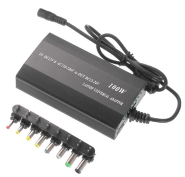 NPA-AC2D Gembird univerzalni laptop punjac AC/DC100W  Home+Car, adj. voltage, DC12V,AC240V to 12-24v