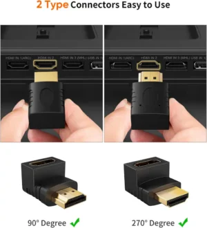 Kettz HA-K2704 HDMI adapter ugaoni 270° 4K