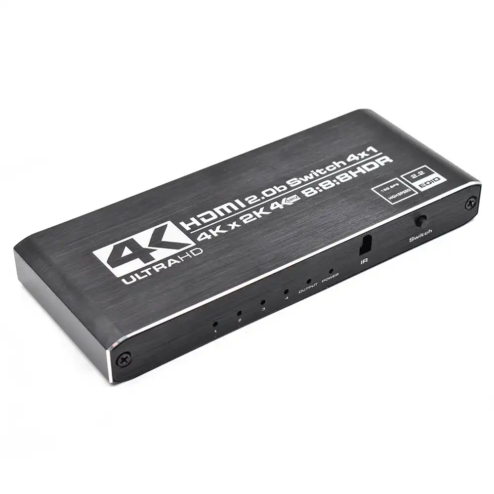 Kettz KT-HSW-T241 HDMI switcher 4×1 V2.0 4K60Hz