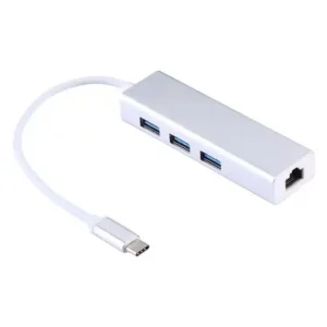 Type C HUB 4u1 RJ45 Gigabit LAN + 3*USB 3.0 Type C HUB 4u1 RJ45 Gigabit LAN + 3*USB 3.0