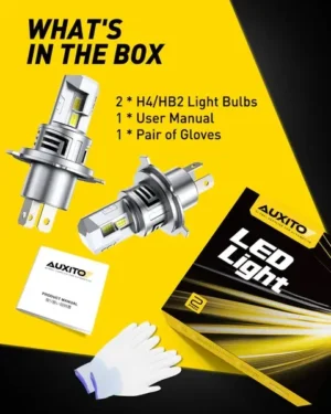 AUXITO H4 LED sijalice 6500K 13000lm set 60W CANBUS DD-M6S-H4-A