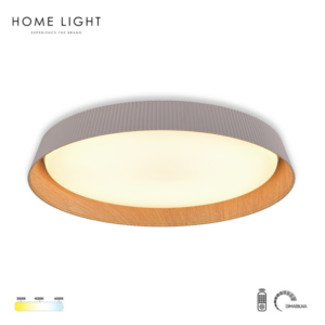SOLEA 121 PLAFONSKA SVETILJKA 24/48W CCT CAPPUCCINO/DRVO DIM