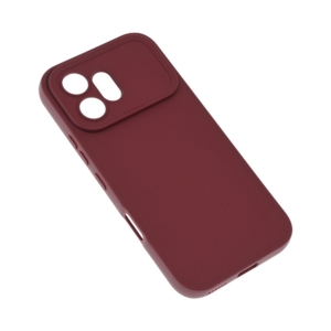 Torbica Silikon Pro Camera za Honor 600 bordo