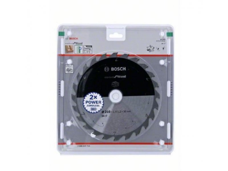 BOSCH List kružne testere za akumulatorske testere 210x30x1.7 1.2x24T