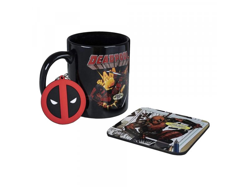 Pyramid International Deadpool – Mug, Coaster & Keychain Set