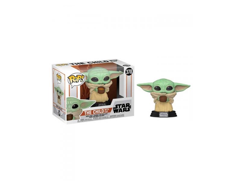 FUNKO Figura POP! Star Wars Mandalorian – The Child with Cup (Baby Yoda)
