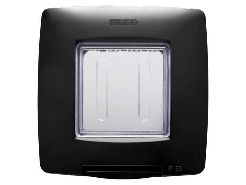 GEWISS GW16702TN Vodonepropusna ploča-2M IP55 – crna