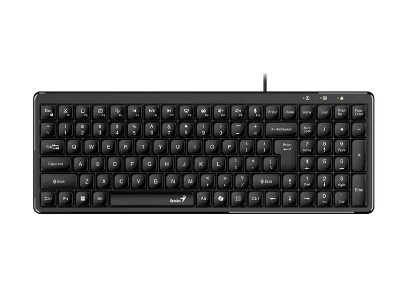 GENIUS LuxeMate 120 USB US slim crna tastatura