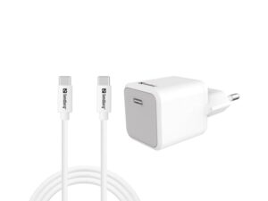 Sandberg 441-58 USB-C 20W Charger EU+USB-C>C, Incl. 1 m USB-C charge cable