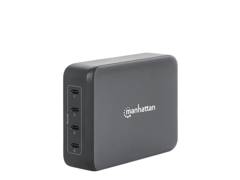 MANHATTAN 4-portna GaN USB stanica za punjenje – 240 V / PD 3.1