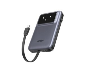 UGREEN 10000mAh Power Bank with Built-in Cable PB511