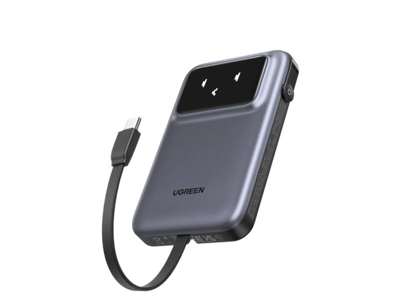 UGREEN 10000mAh Power Bank with Built-in Cable PB511