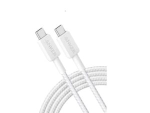 ANKER 322 USB tip-C na USB tip-C kabl M/M 1.8m, 60W, pleteni, beli