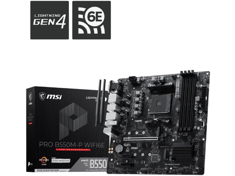 MSI PRO B550M-P WIFI6E matična ploča
