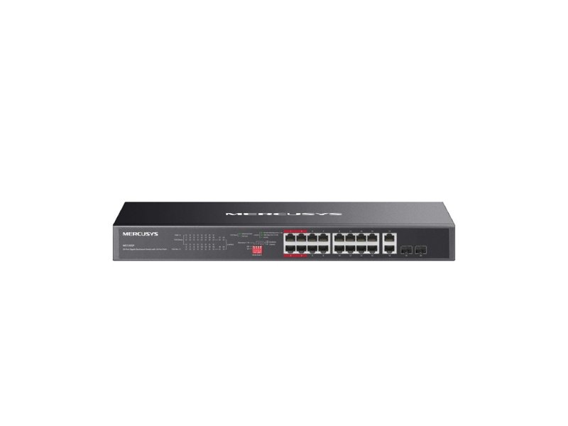 MERCUSYS MS120GP(UN) 20-Port Gigabit Rackmount Switch with 16-Port PoE+