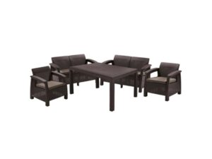 CURVER Baštenska garnitura Corfu Fiesta braon CU 258945 OUTLET