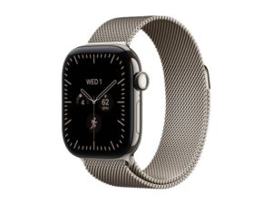 APPLE Watch Series 12 GPS + Cellular 42mm Natural Titanium Case with Natural Milanese Loop (MJGH4WF/A)