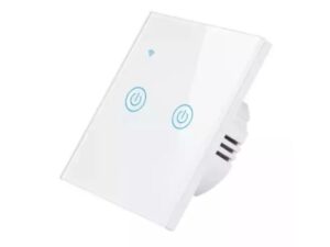 GEMBIRD GEMBIRD ZIGBEE-SMART-2 GANG-RSH-SP002-EU Gembird 2 Smart bezicna prekidaca,APP glasovna kontrola Glass Touch