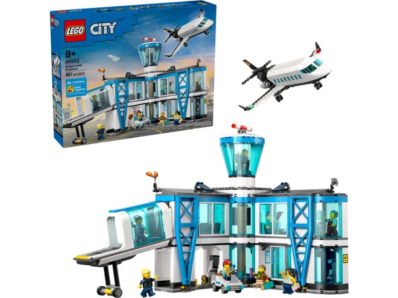 LEGO 60502 Aerodrom sa avionom