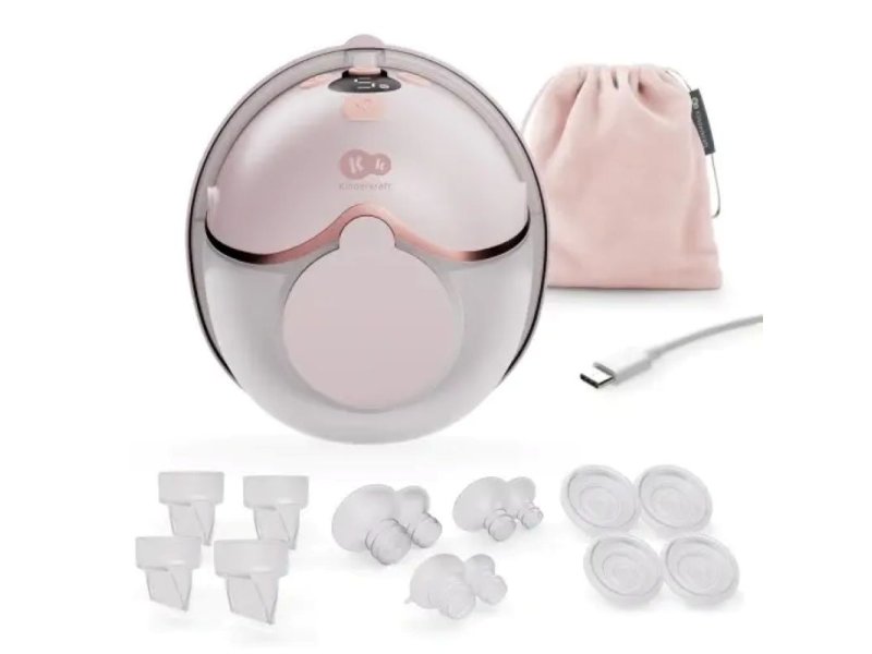 KINDERKRAFT ELEKTRIČNA PUMPICA ZA GRUDI MAMAFLOW PINK