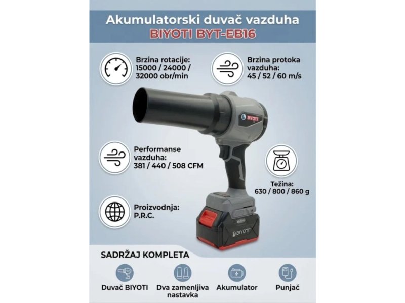 Bolzz AKUMULATORSKI DUVAČ ZA LIŠĆE GARDEN 02