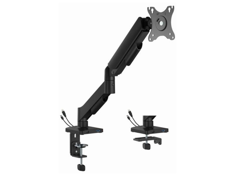 GEMBIRD MA-DA1U-01 Podesivi stoni držač za monitor sa USB portom OUTLET