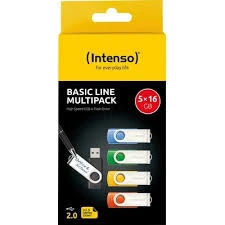USB Flash Intenso 16GB Basic Line USB2.0 3503575 pakovanje 5kom.