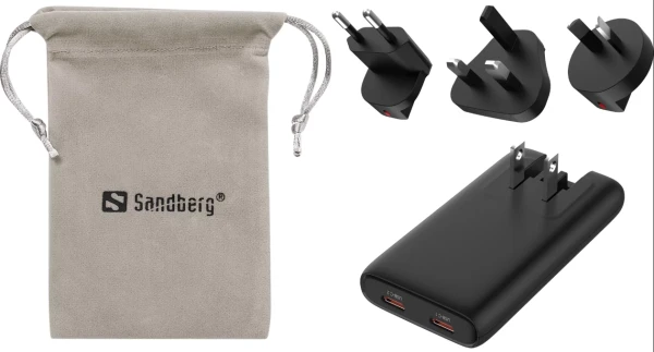 Sandberg 441-77 4in1 TravelCharger 65W Black