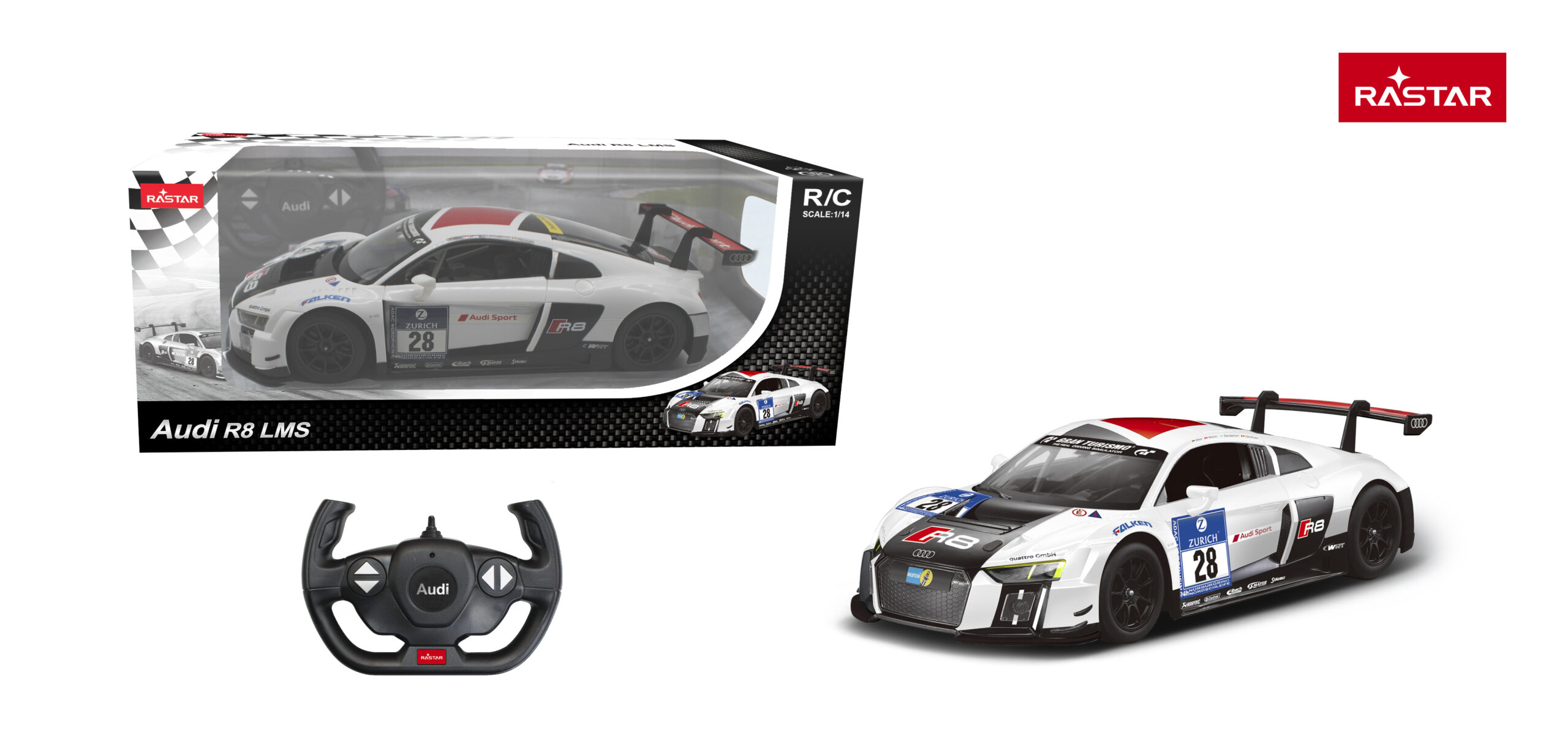 Audi R8 LMS 1:14 310407 Rastar