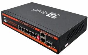GMB POE-GS1006PS1 Switch,4 PoE 100/1000M, 2 UP-Link 100/1000M +1 SFP port,52V 65W,30W/PoE,VLAN,250m