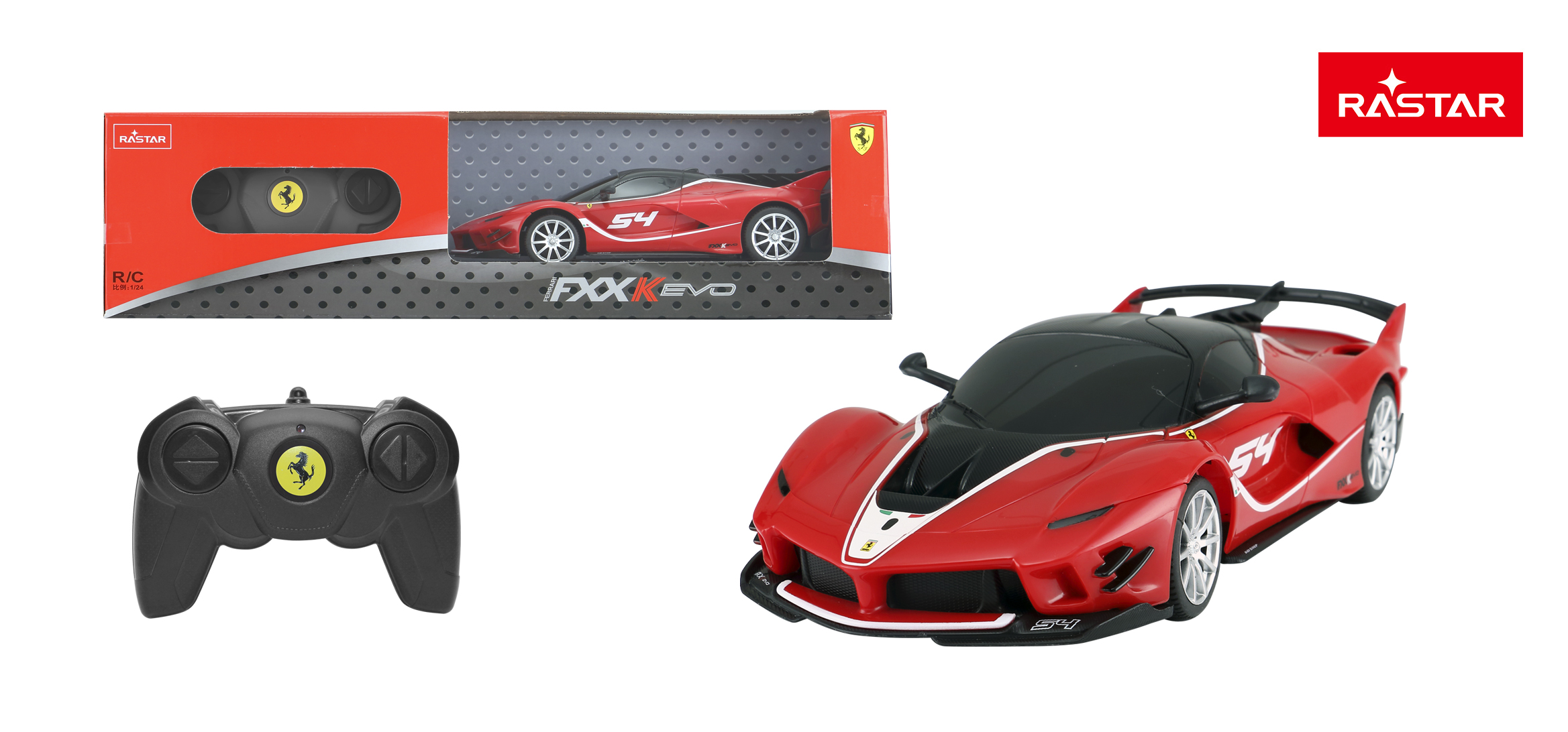 R/C Ferrari FXXK Evo 1:24 315044-4 rastar