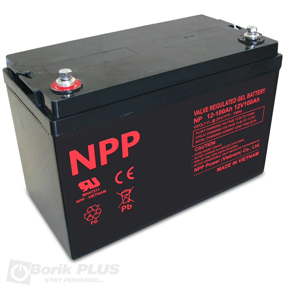 NPP NP12-100 Olovna VRLA baterija 12V 100Ah