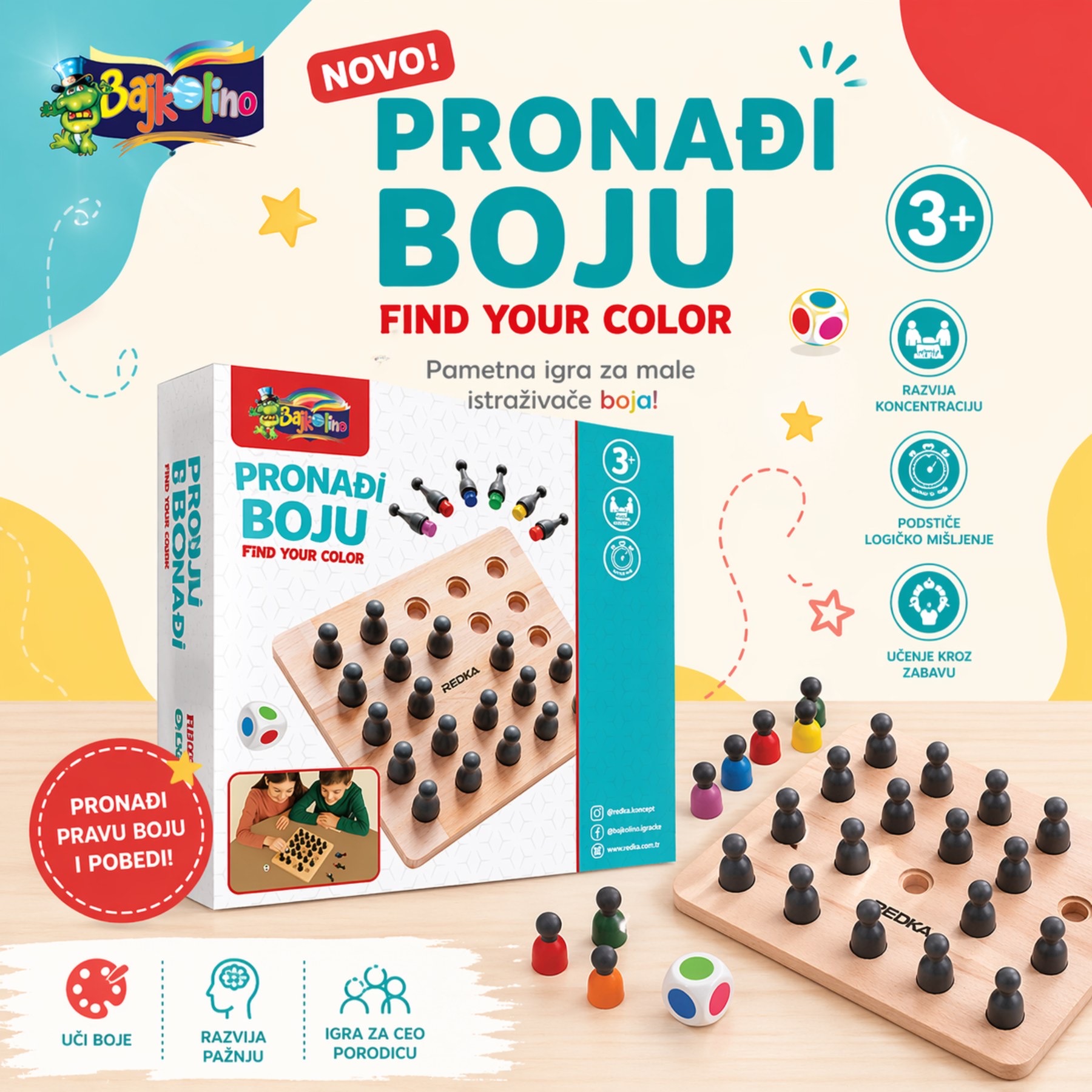 Pronađi boju igra 054753