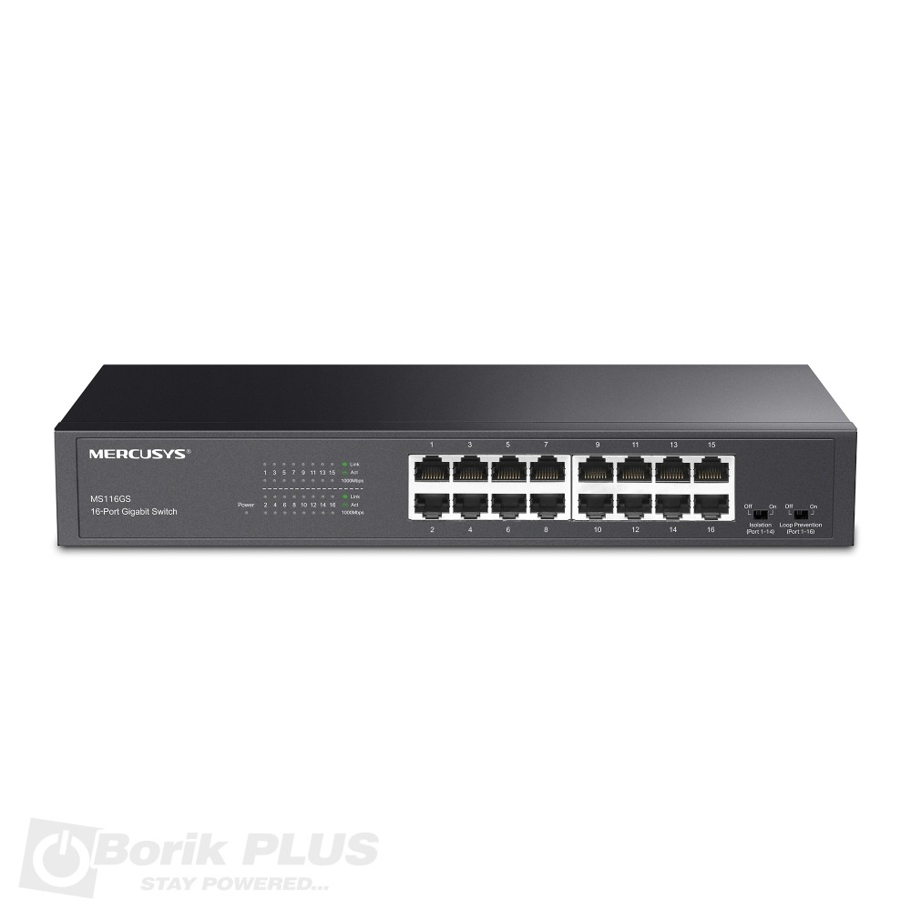 Mercusys 10/100/1000Mb switch sa 16 portova