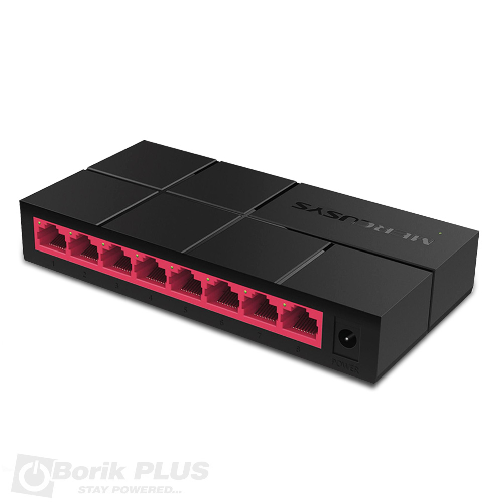 Mercusys 10/100/1000Mb mini switch sa 8 portova