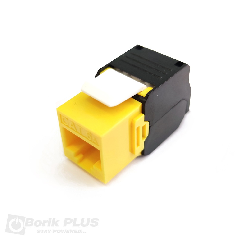 Modul RJ 45 CAT 6A žuti
