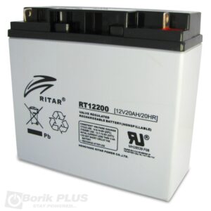 Ritar RT12200 Olovna VRLA baterija 12V 20Ah Ritar RT12200 Olovna VRLA baterija 12V 20Ah