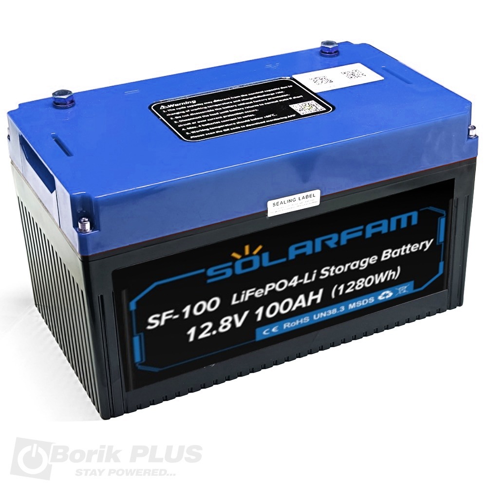 SF 12.8100 Litijumska solarna baterija 12.8V 100Ah