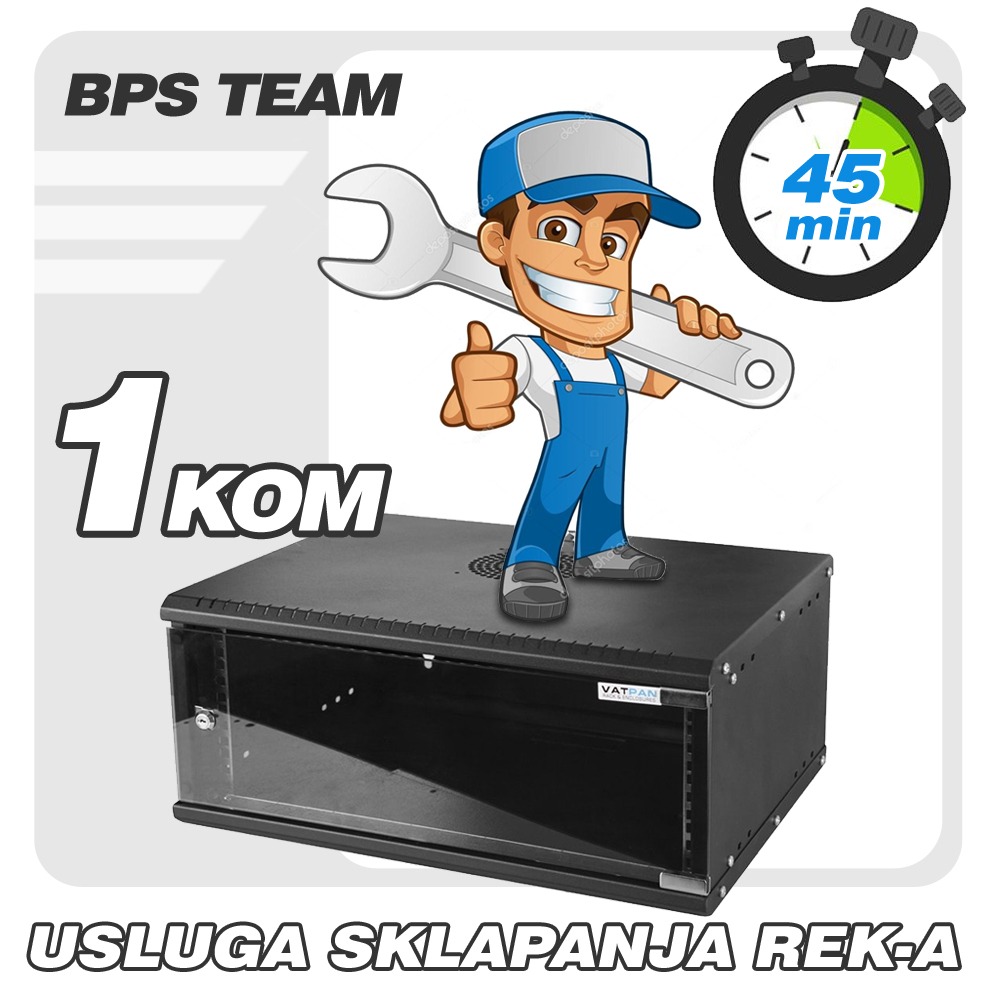 Usluga sklapanja REK ormana bez elementa