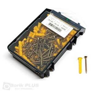 Pakovanje tiplova Fi 6mm i šrafova 4×40 mm 75+75 kom