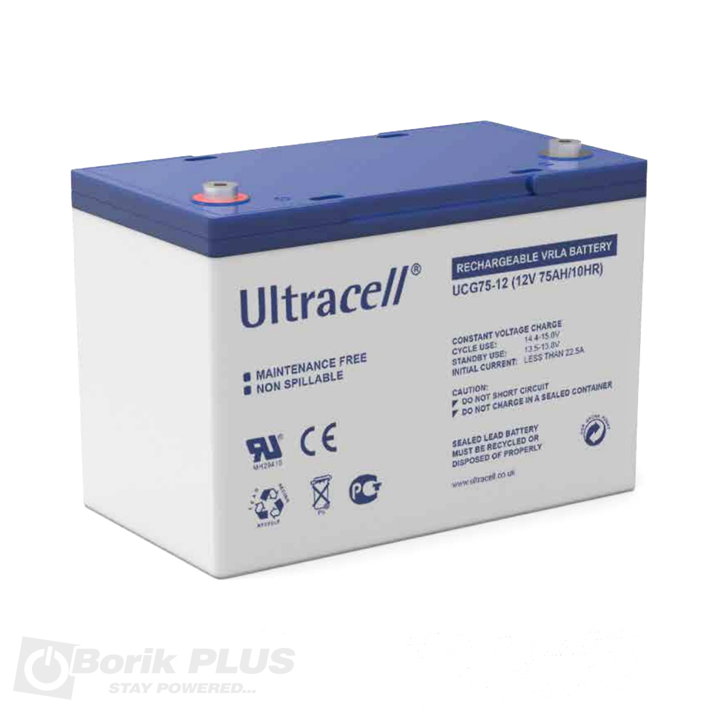 UCG 75-12 Olovna VRLA baterija 12V 75Ah