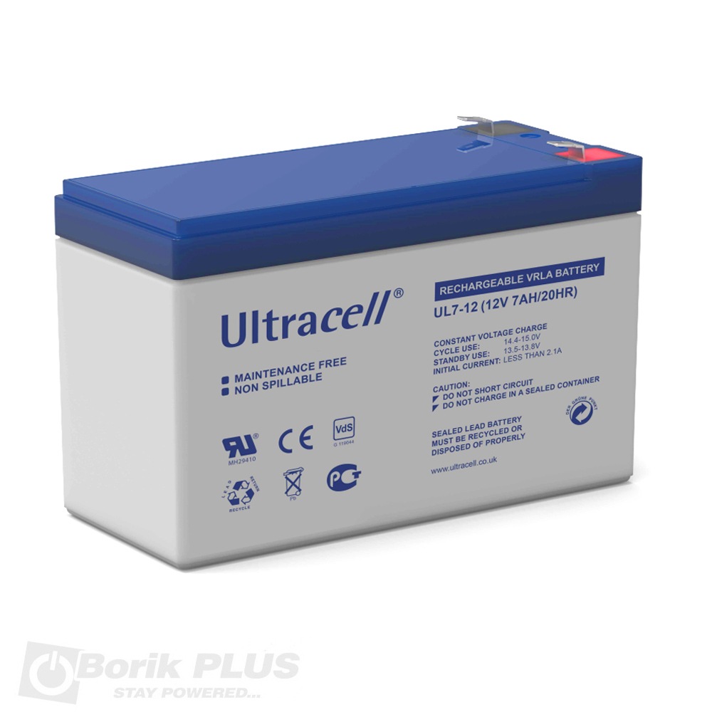 Ultracell UL 7-12 Olovna VRLA baterija 12V 7Ah