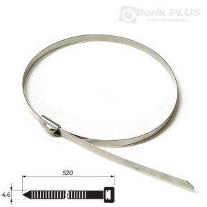 Čelične vezice za kablove 10 kom, 520×4.6 mm