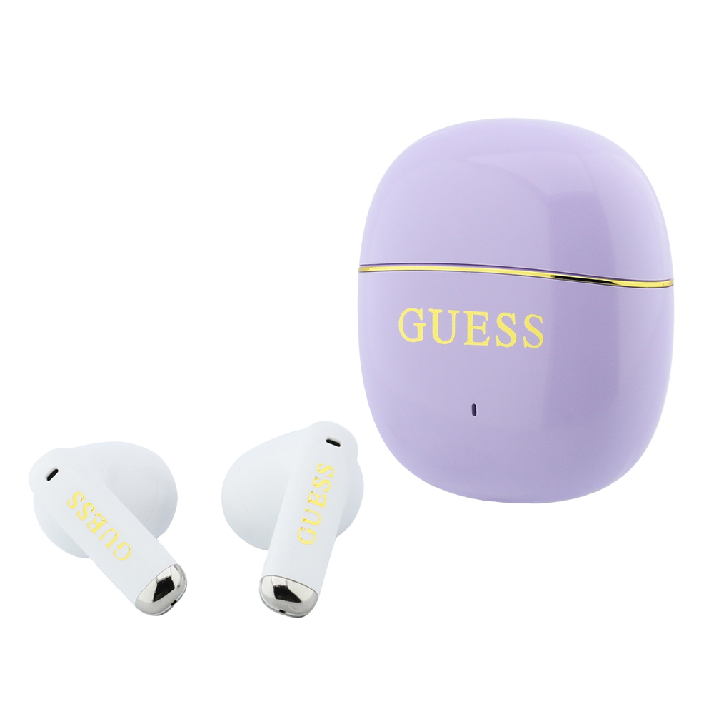 Bluetooth slusalice Guess TWS Glossy Gold Line Classic ljubiste (GUTWSG3HGECU)