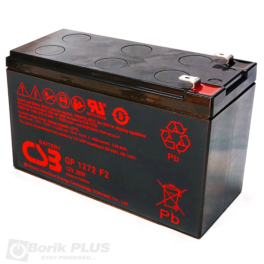 CSB GP1272 28W Olovna VRLA baterija 12V 7.2Ah