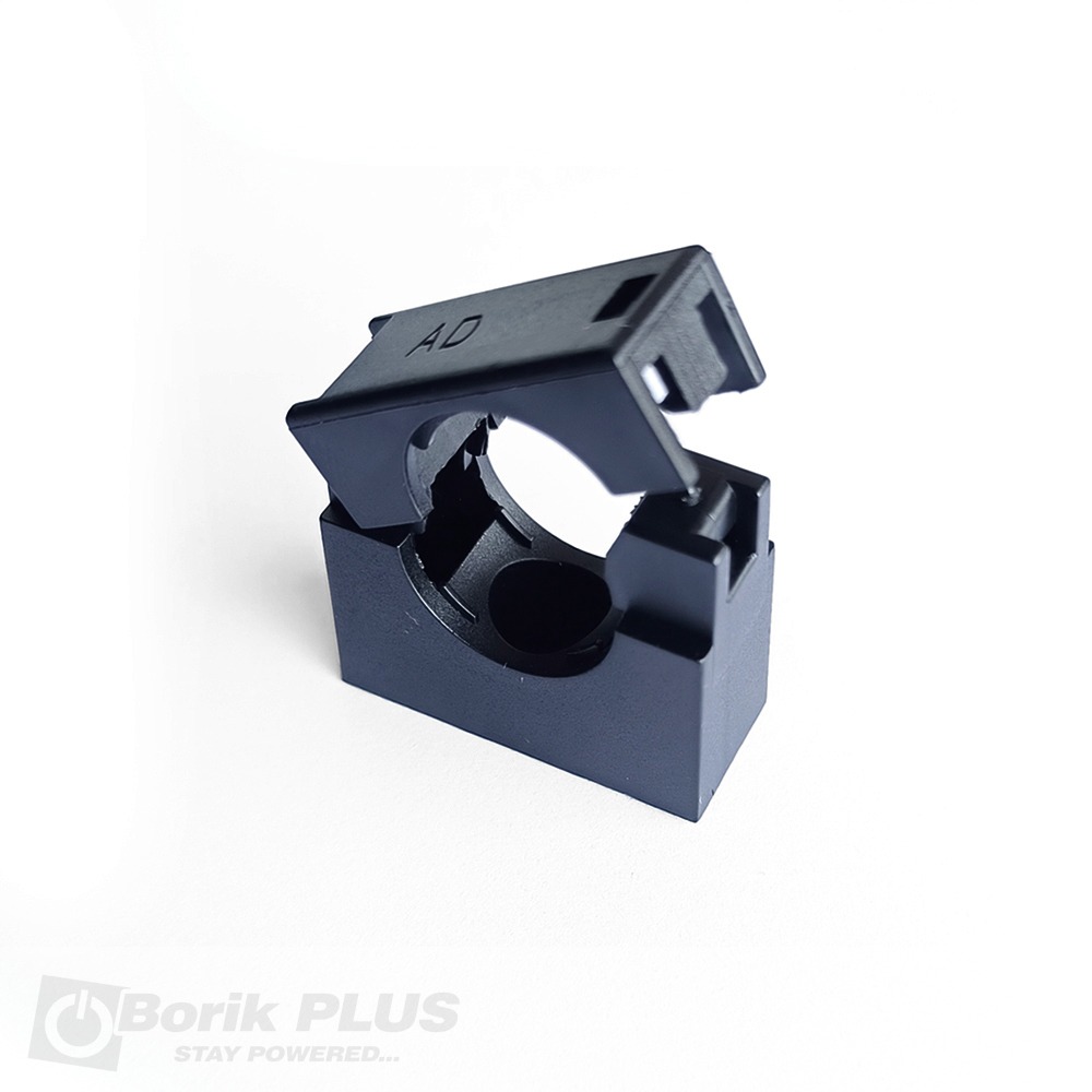 Držač plastičnog bužira prečnika 13mm, CRNI