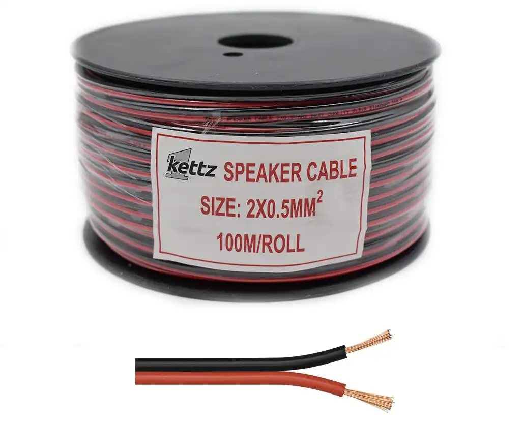 Zvučnički kabl 2×0.50mm Kettz ZK-05 100mROLL