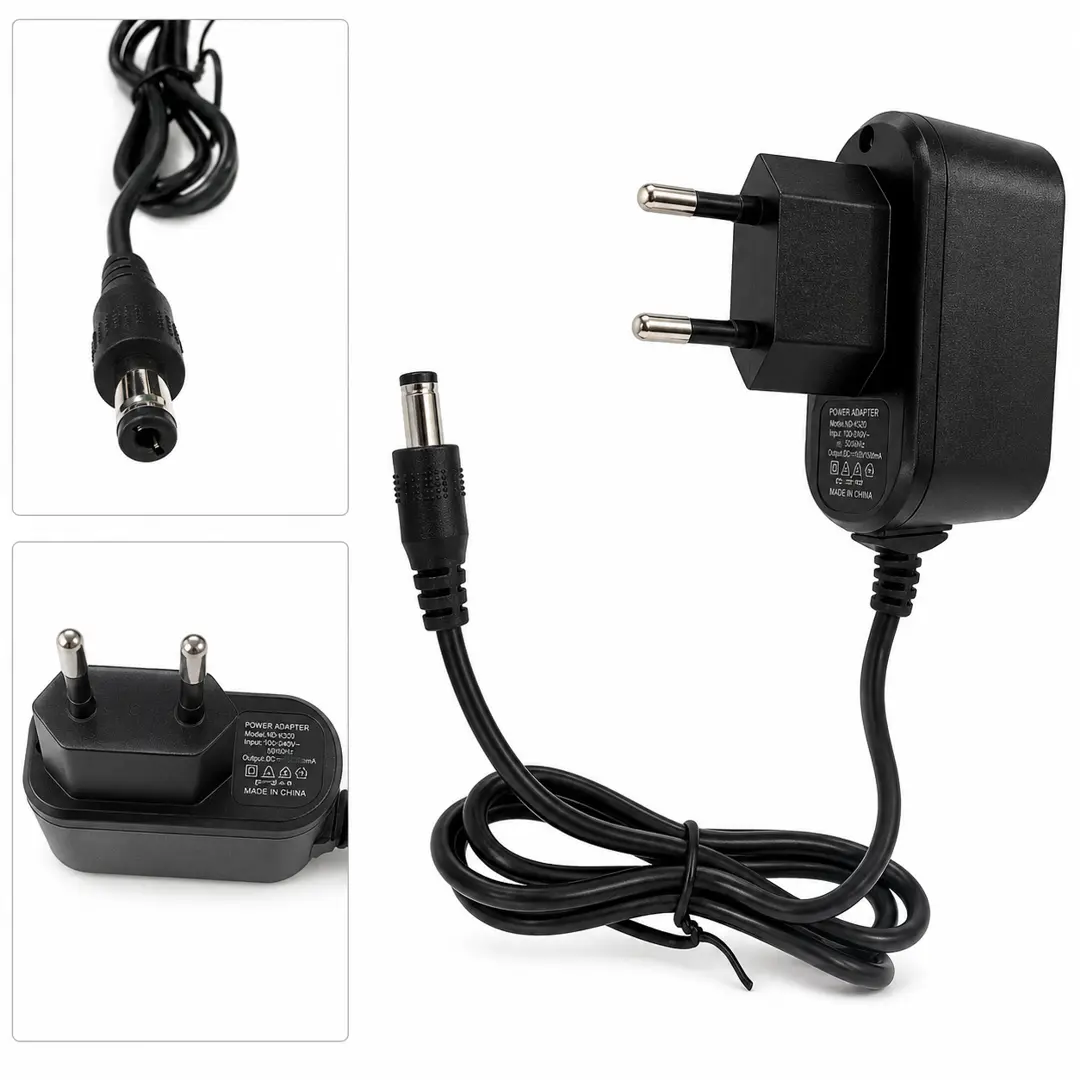 Strujni adapter 5V 1A (1000mA) sa DC 5.5×2.1 mm konektorom – Bulk