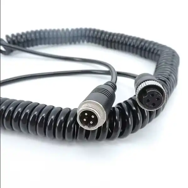 Produžni Video kabl spiralni 8m MF 4PIN Kettz RK-KT4PS8M