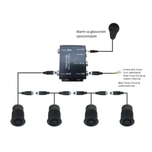 Parking senzori 1224V Pištavac IP67 PS-KT317AHD
